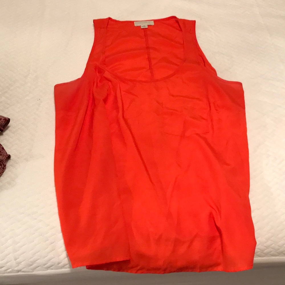 Orange blouse